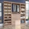 Bestar Bestar Pur 86 in Closet Organizer with Storage Cubbies in rustic brown 26853-000009 - alternate 9